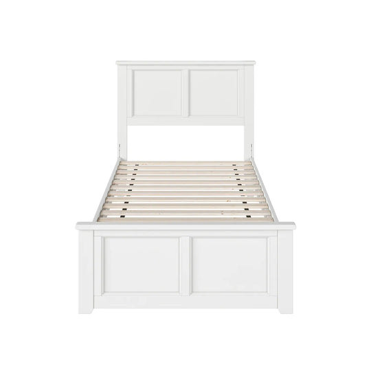Charlotte Solid Wood Low Profile Platform Bed with Matching Footboard