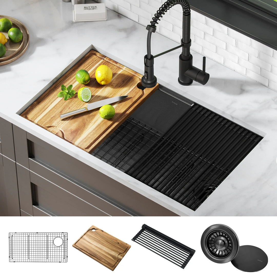 Kore Workstation Undermount Stainless Steel Kitchen Sink