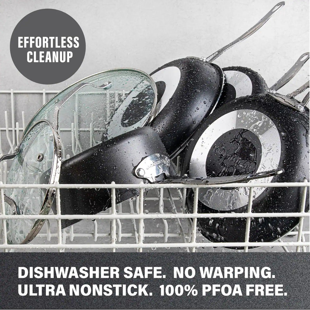 20 Piece Nonstick Aluminum Cookware and Bakeware Set