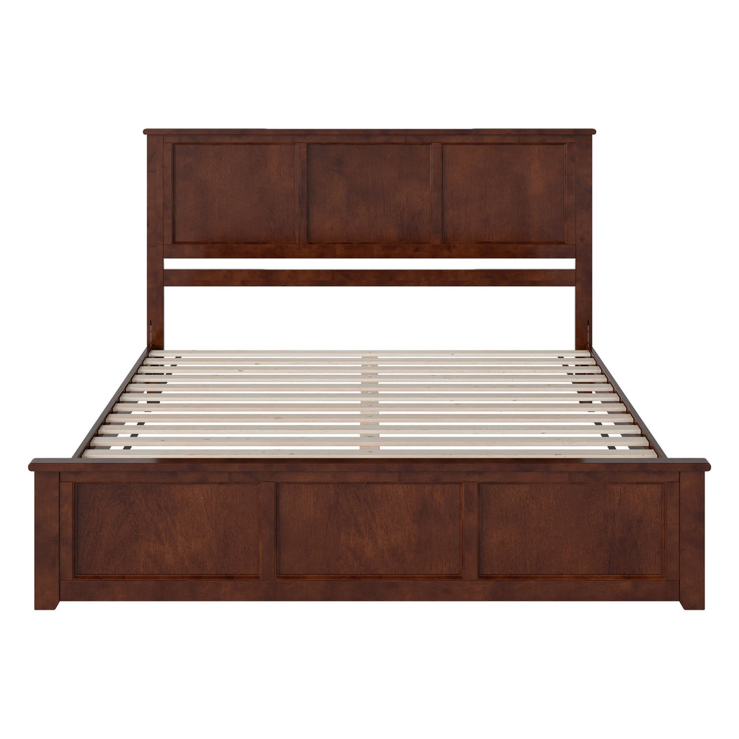 Charlotte Solid Wood Low Profile Platform Bed with Matching Footboard