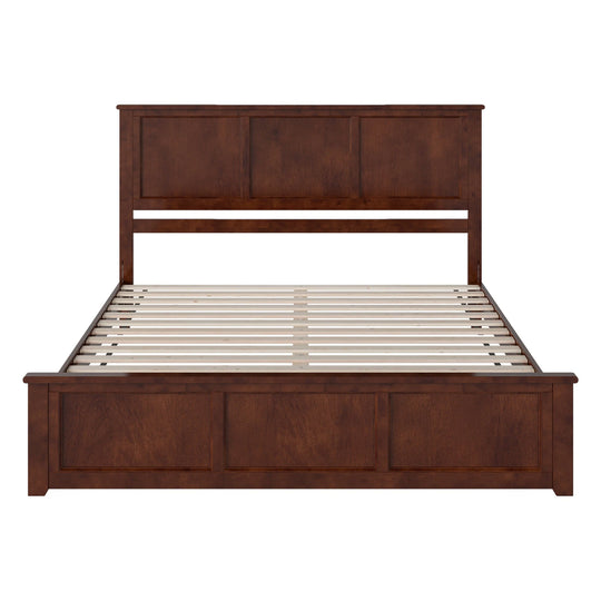Charlotte Solid Wood Low Profile Platform Bed with Matching Footboard