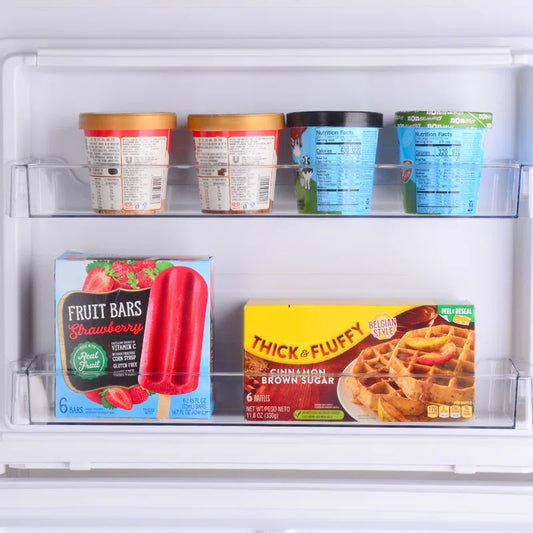 30" 18.2 Cu. Ft. Garage Ready Top Mount Freezer Refrigerator with Pocket Handle