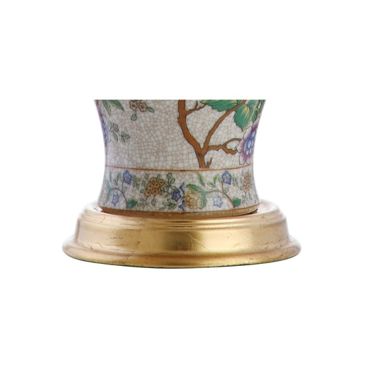 Grace 24" Floral LED Table Lamp, Multi/Brass