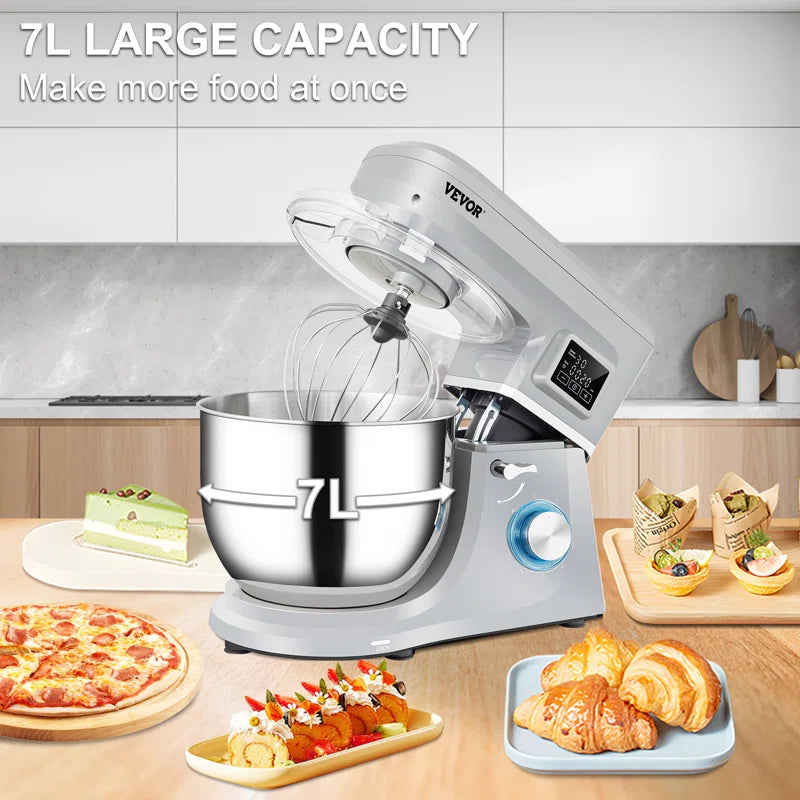 6 Speed 7.4 Quarts Stand Mixer Bowl Cover
