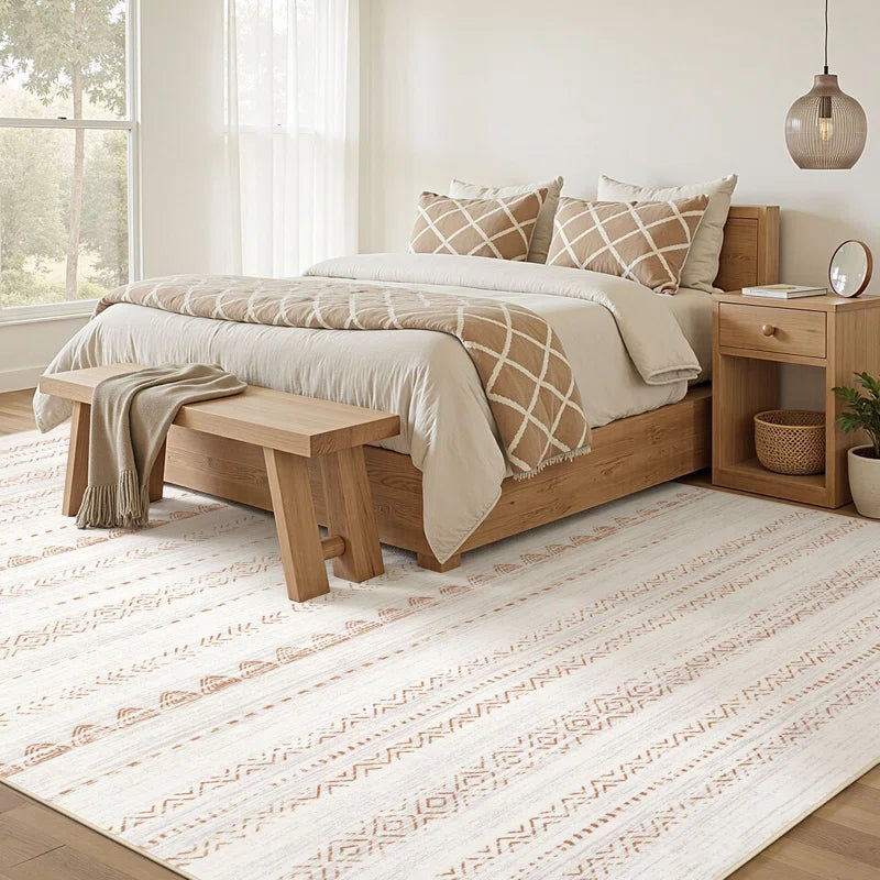 Anthonyville Area Rug Living Room Rugs: Washable Boho Large Neutral Farmhouse Soft Moroccan Stain Resistant Indoor Floor Carpet for Bedroom Nursery Kids Playroom Office Dining Room Home House Decor