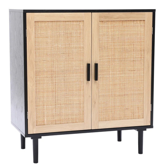 Azhar 34.6" 2 - Door Tall Accent Cabinet