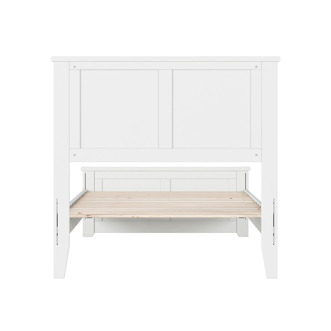 Charlotte Solid Wood Low Profile Platform Bed with Matching Footboard