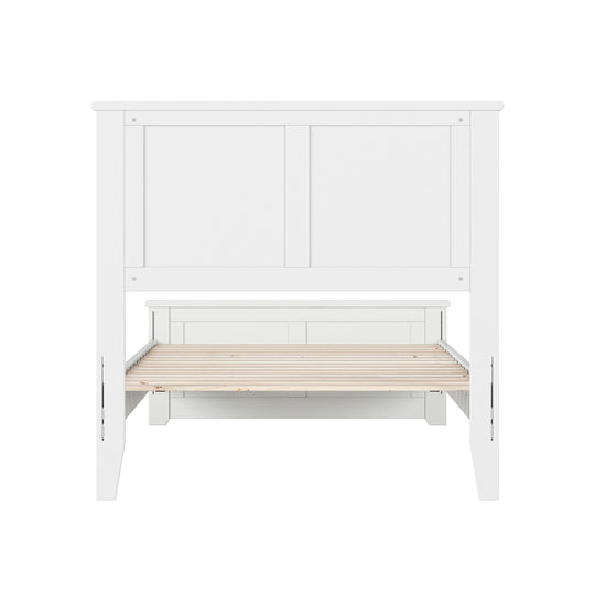 Charlotte Solid Wood Low Profile Platform Bed with Matching Footboard