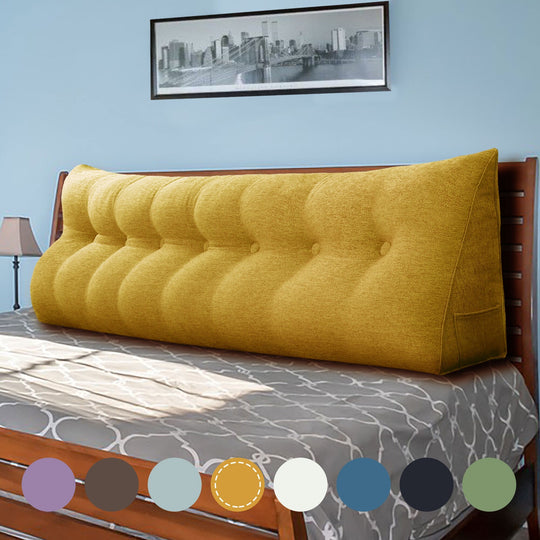 Bed Rest Wedge Reading Pillow Headboard Back Support Cushion
