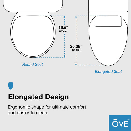 Felix Elongated Electric Bidet Toilet in White