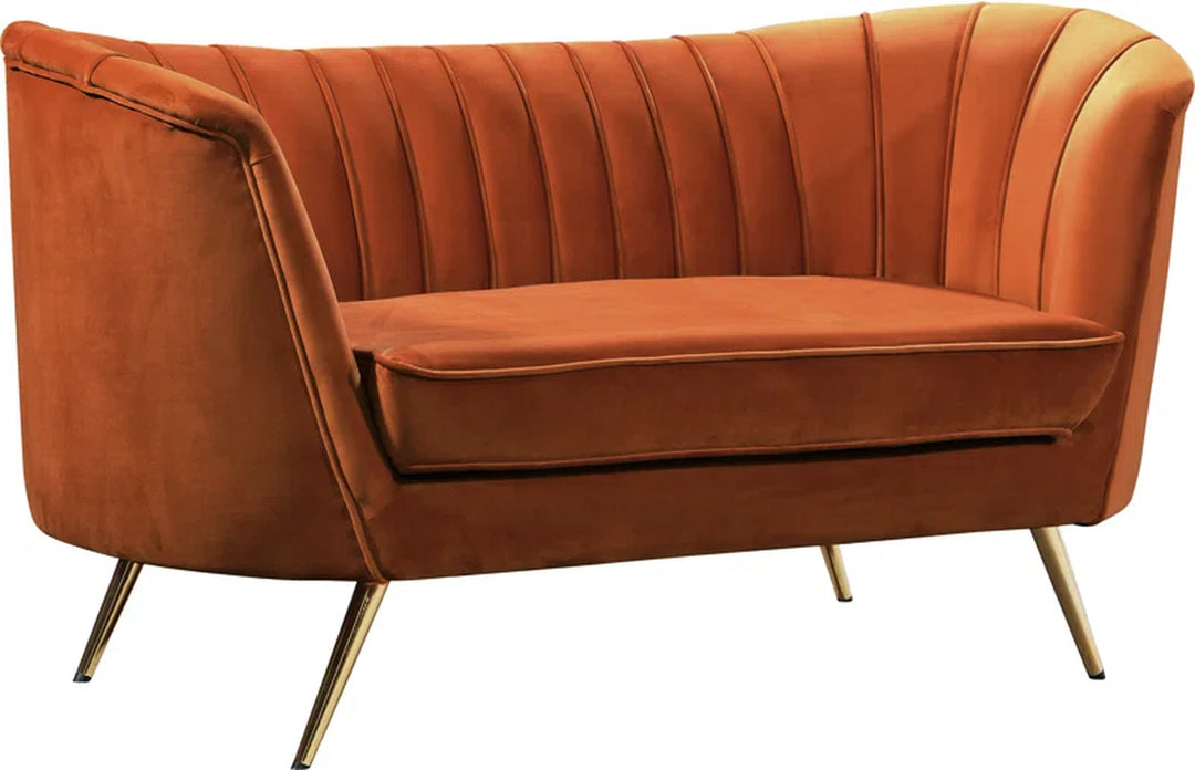 Tiberius 65'' Velvet Loveseat