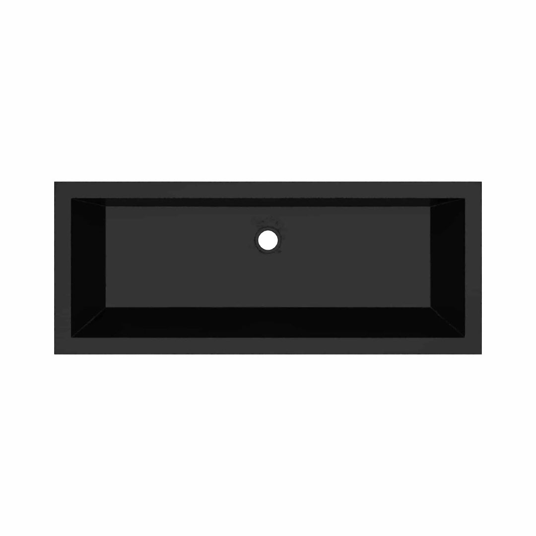 Arcata Nativestone Concrete Undermount Trough Bathroom Sink