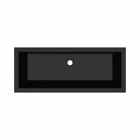 Arcata Nativestone Concrete Undermount Trough Bathroom Sink