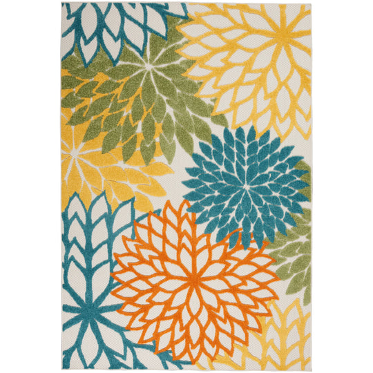Aloha Floral Modern, Indoor/Outdoor Area Rug