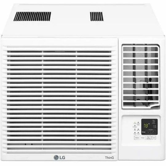 115-Volt Window Air Conditioner with Cool, Heat and Wi-Fi Control in White