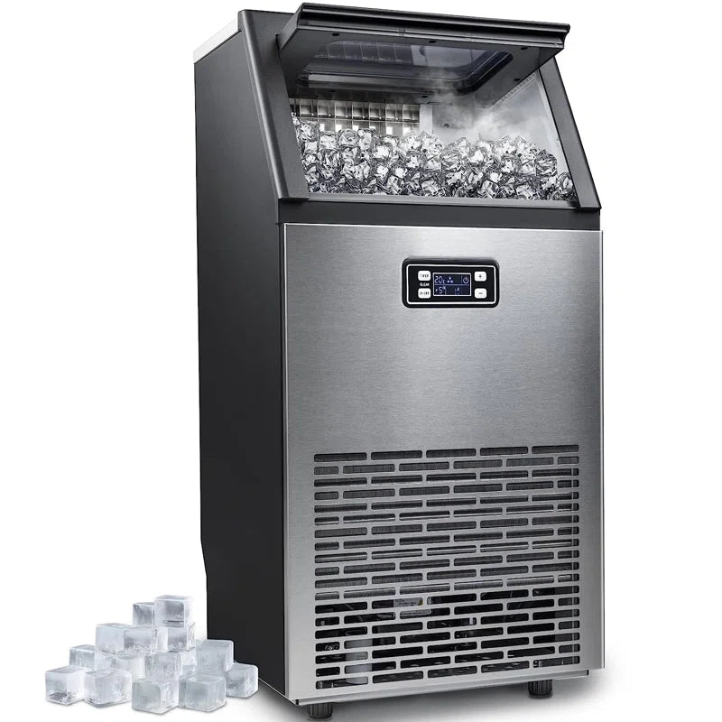 100 Lb. Daily Production Clear Ice Freestanding Ice Maker