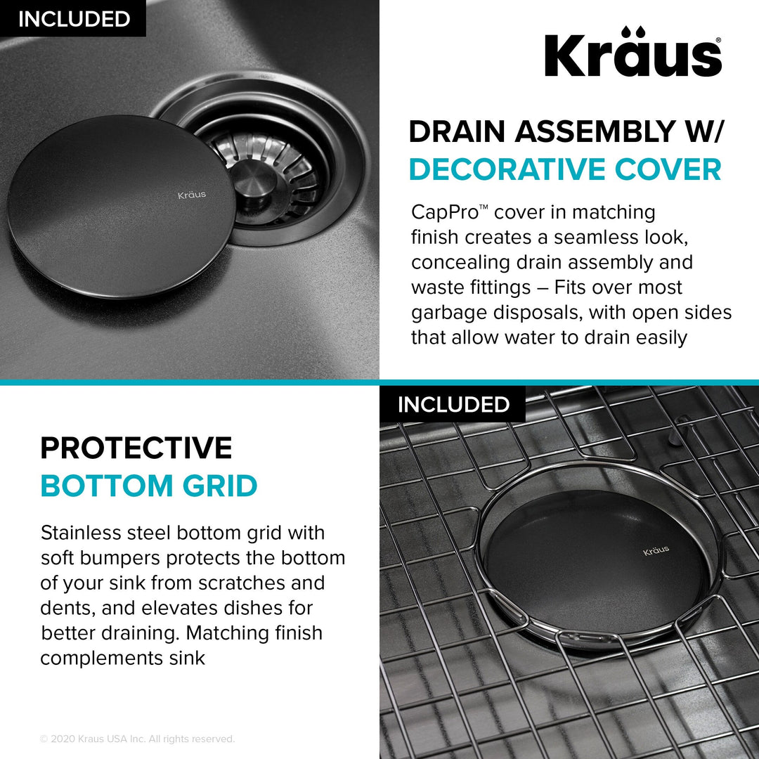 Kore Workstation Drop-In Stainless Steel Kitchen Sink