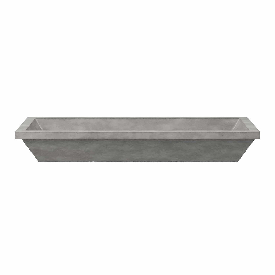 Arcata Nativestone Concrete Undermount Trough Bathroom Sink