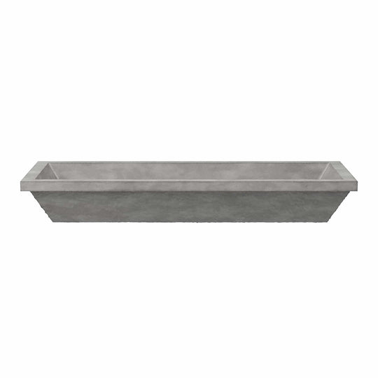 Arcata Nativestone Concrete Undermount Trough Bathroom Sink