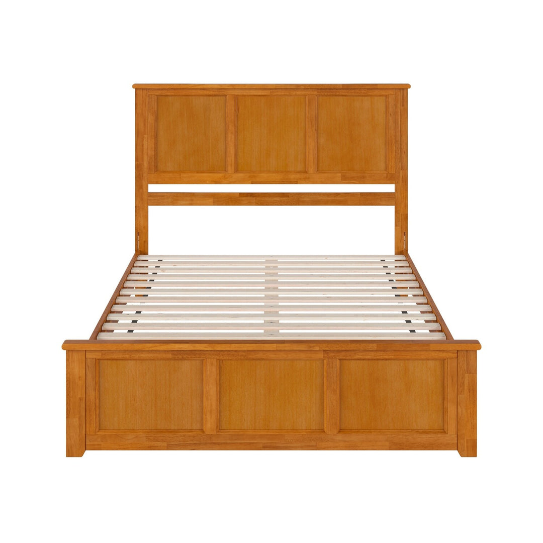 Charlotte Solid Wood Low Profile Platform Bed with Matching Footboard