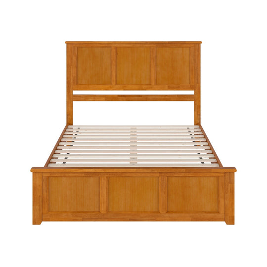 Charlotte Solid Wood Low Profile Platform Bed with Matching Footboard