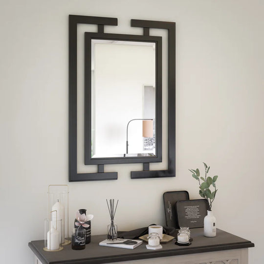 Joshvin Modern & Contemporary Beveled Accent Mirror