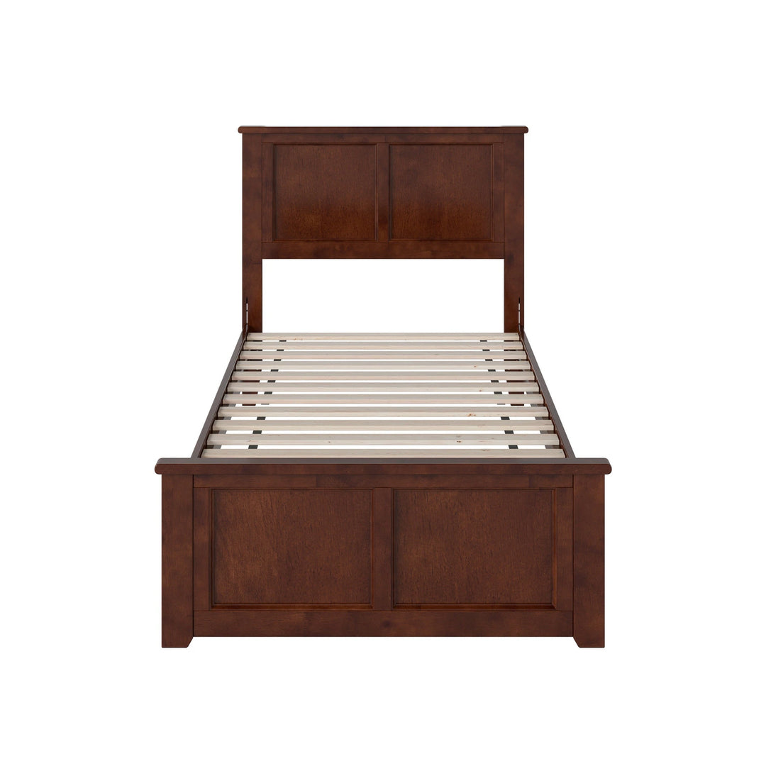 Charlotte Solid Wood Low Profile Platform Bed with Matching Footboard