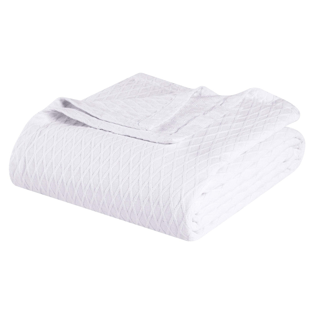 Diamond Weave All-Season Bedding Cotton Blanket