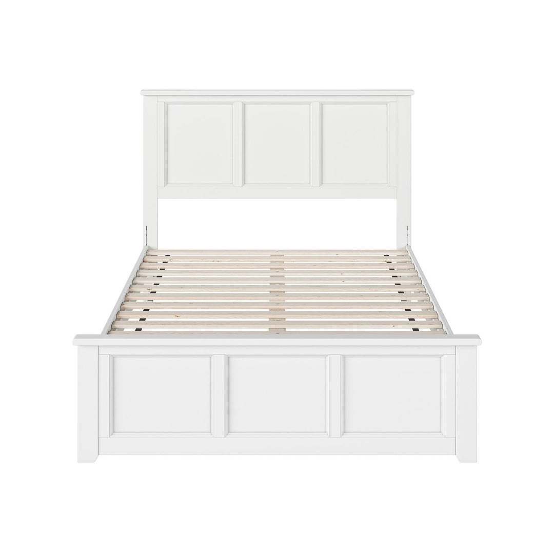 Charlotte Solid Wood Low Profile Platform Bed with Matching Footboard
