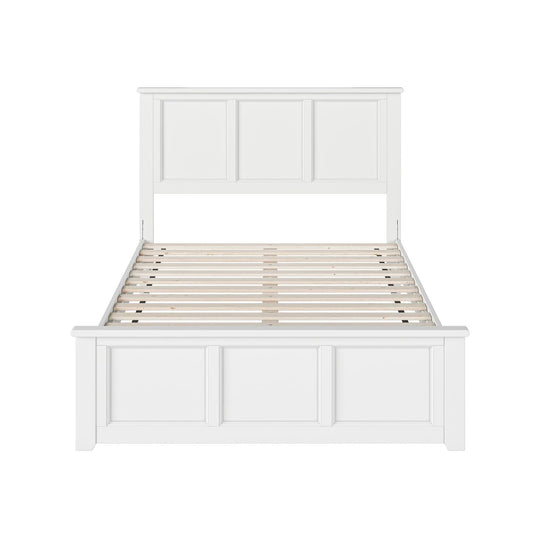 Charlotte Solid Wood Low Profile Platform Bed with Matching Footboard