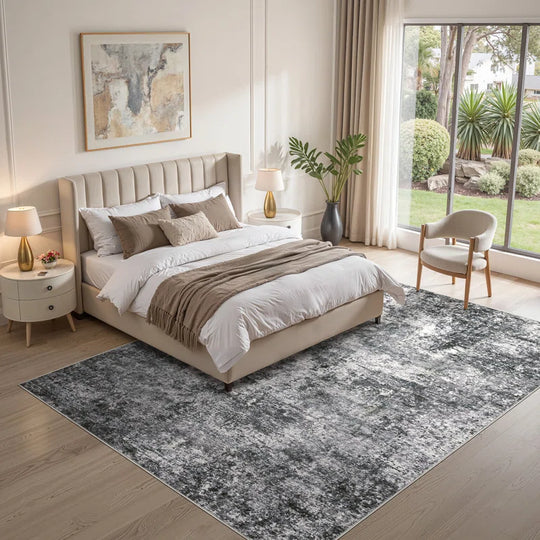 Dagmar Area Rug Living Room Rugs - Large Soft Indoor Neutral Modern Abstract Low Pile Washable Rug Carpet for Bedroom Dining Room Farmhouse Home Office