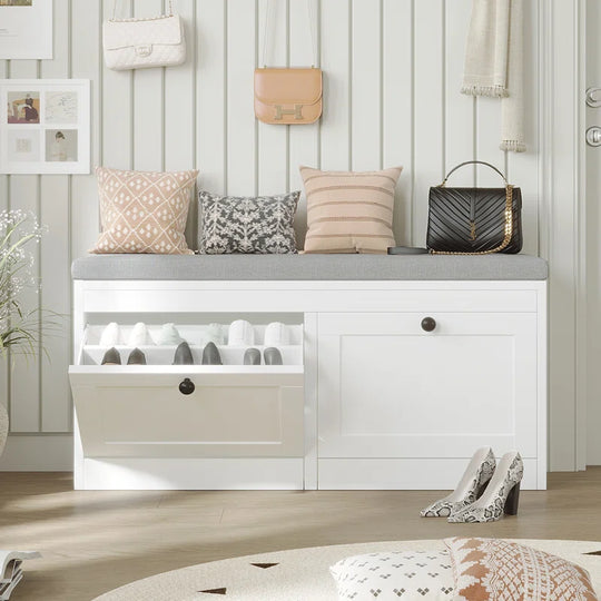 12 Pair Shoe Storage Bench