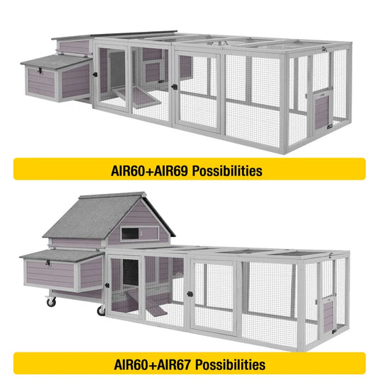 Chanille 20.73 Square Feet Chicken Run for up to 2 Chickens