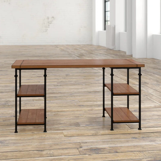 Zona Solid Wood Top Executive Desk