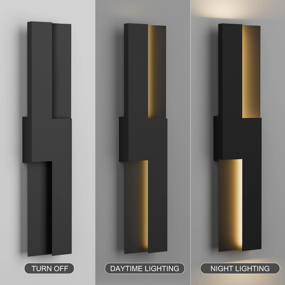 Modern 36W Black Integrated LED Outdoor/Indoor Wall Sconce 23.6Inch