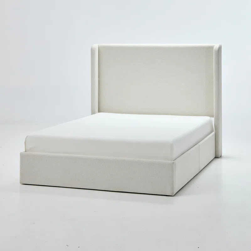 Carmen Upholstered Wingback Bed