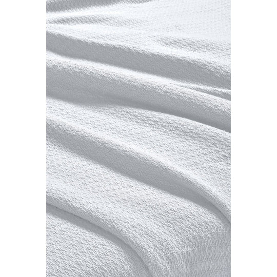 Waffle Weave Honeycomb Knit Soft Cotton Blanket