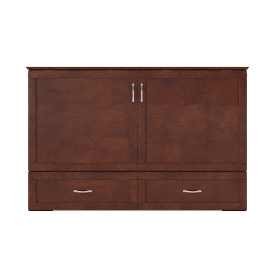 Hamilton Murphy Bed Chest with Mattress and Storage Drawer