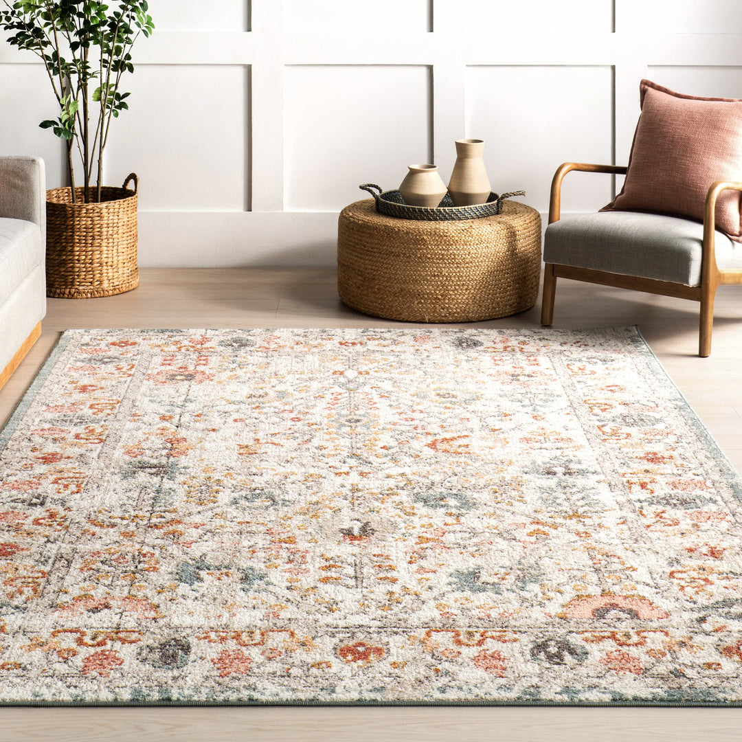 Lenore Vintage Floral Area Rug