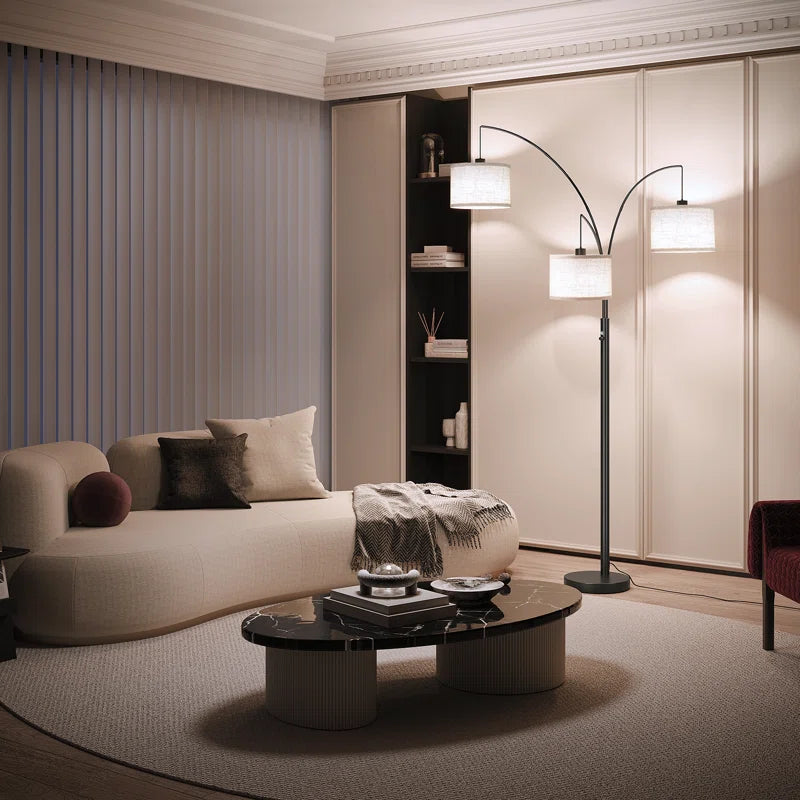 Bidal 3 Lights Modern Arc Tree Floor Lamp