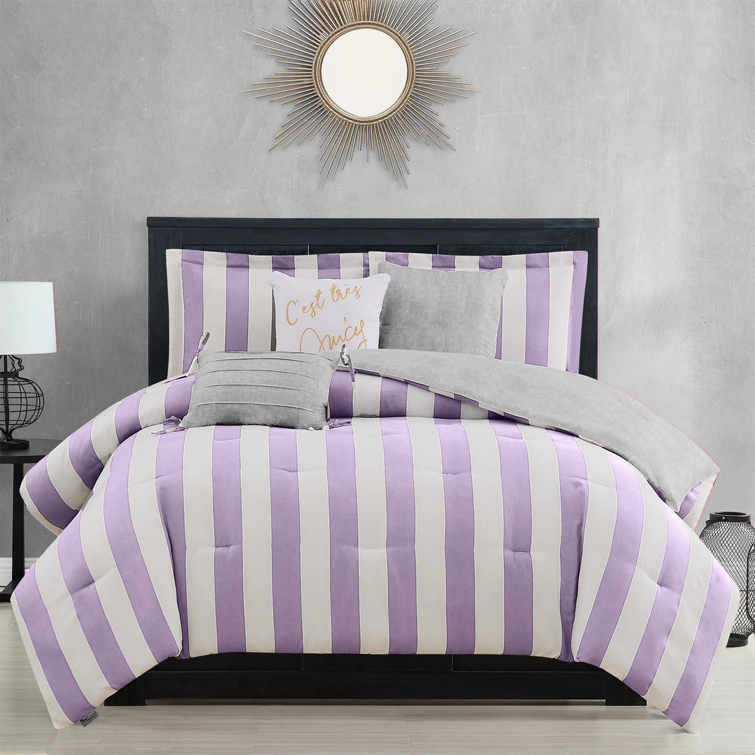Juicy Reversible Cabana Stripe Bedding Set