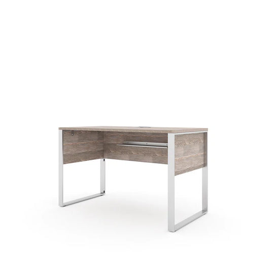 Maysey Metal Base Writing Desk with Power Outlet