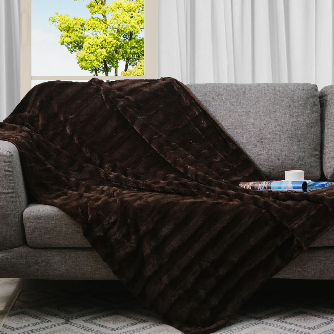 40 X 50 Ultra Soft Faux Fur Throw Blanket