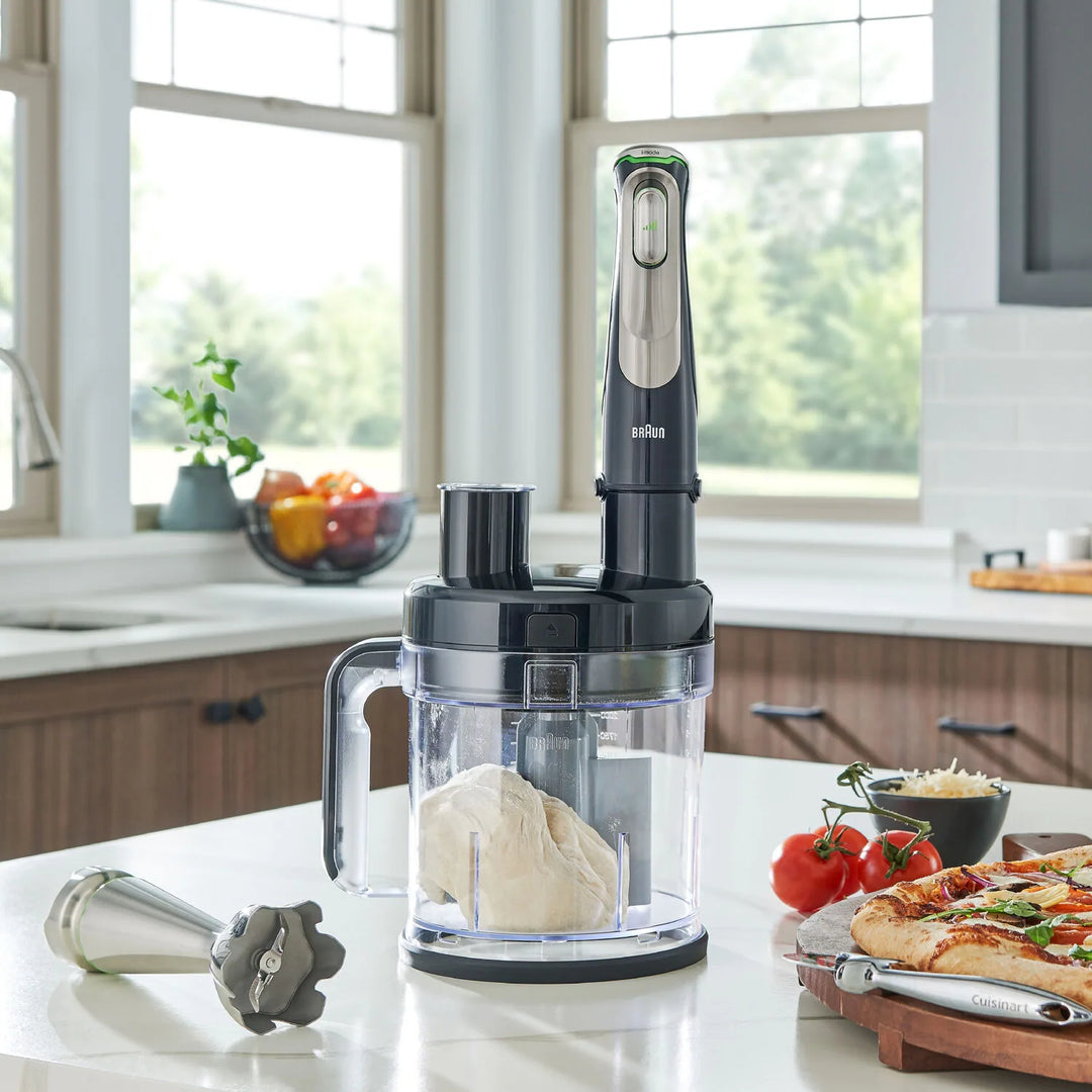 Multiquick 9 3-Speed Hand Blender with Electric Handheld Mixer, Food Processor & Food Chopper