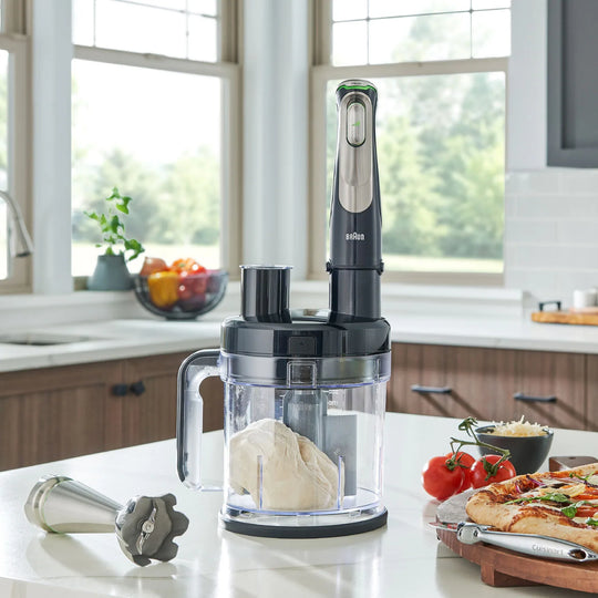 Multiquick 9 3-Speed Hand Blender with Electric Handheld Mixer, Food Processor & Food Chopper