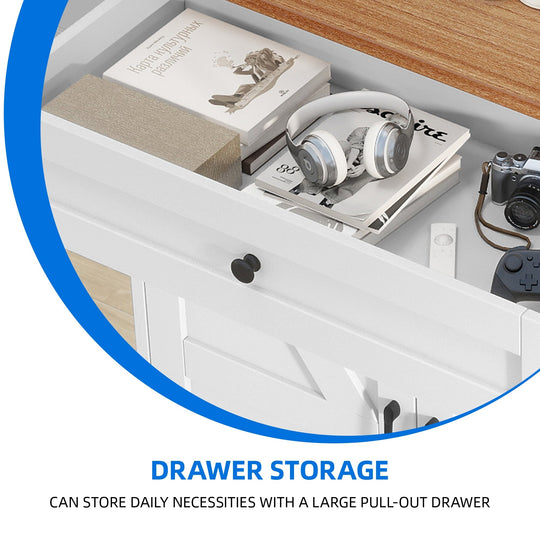 Shoe Storage Cabinet with Drawers Entryway Shoe Storage