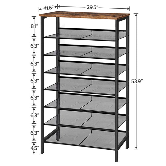 Maxxis 8 Tier 32 Pair Shoe Rack