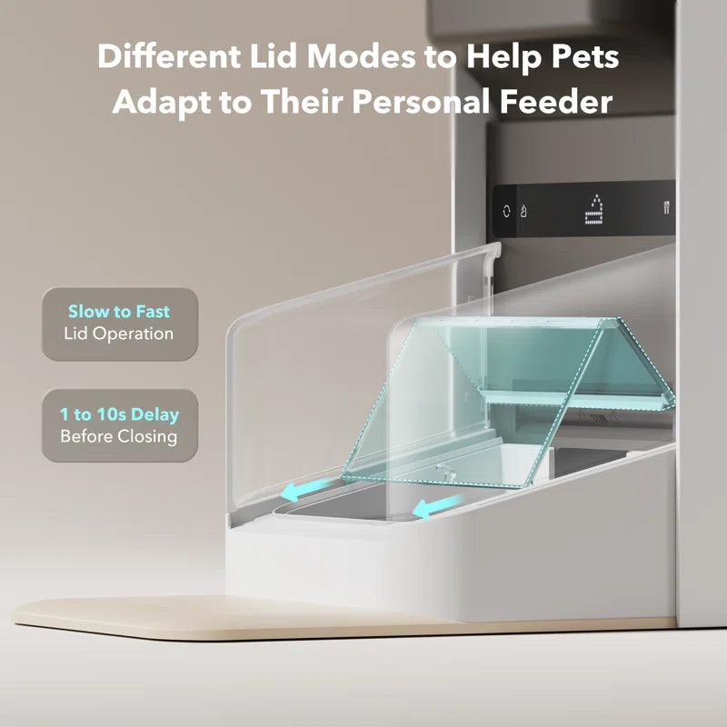 One RFID Automatic Feeder with Smart APP Control, Coffee, 3L, 1 Count