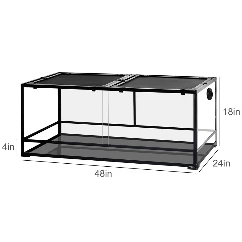 48'' X 24'' X 18'' Reptile Terrarium