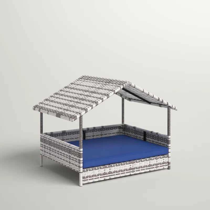 Lininger Wicker Dog House